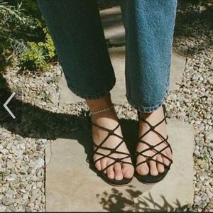 Brand New Doen Reve Block Heel Sandal